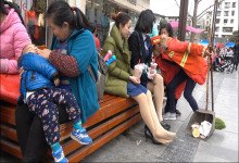 Play shoes and trash